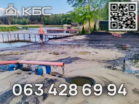 Очистка водоёмов и берга в Броварском р-не